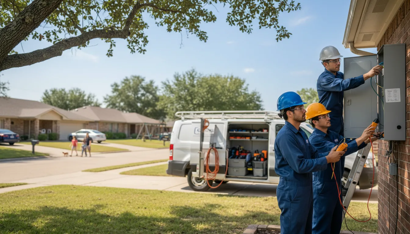 Certified electrician providing emergency electrical services in Glencoe, CA